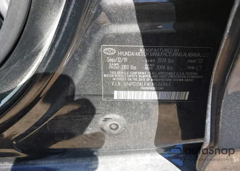 2020 Hyundai Elantra Se z USA, uszkodzony, nr VIN 5NPD74LF4LH536963